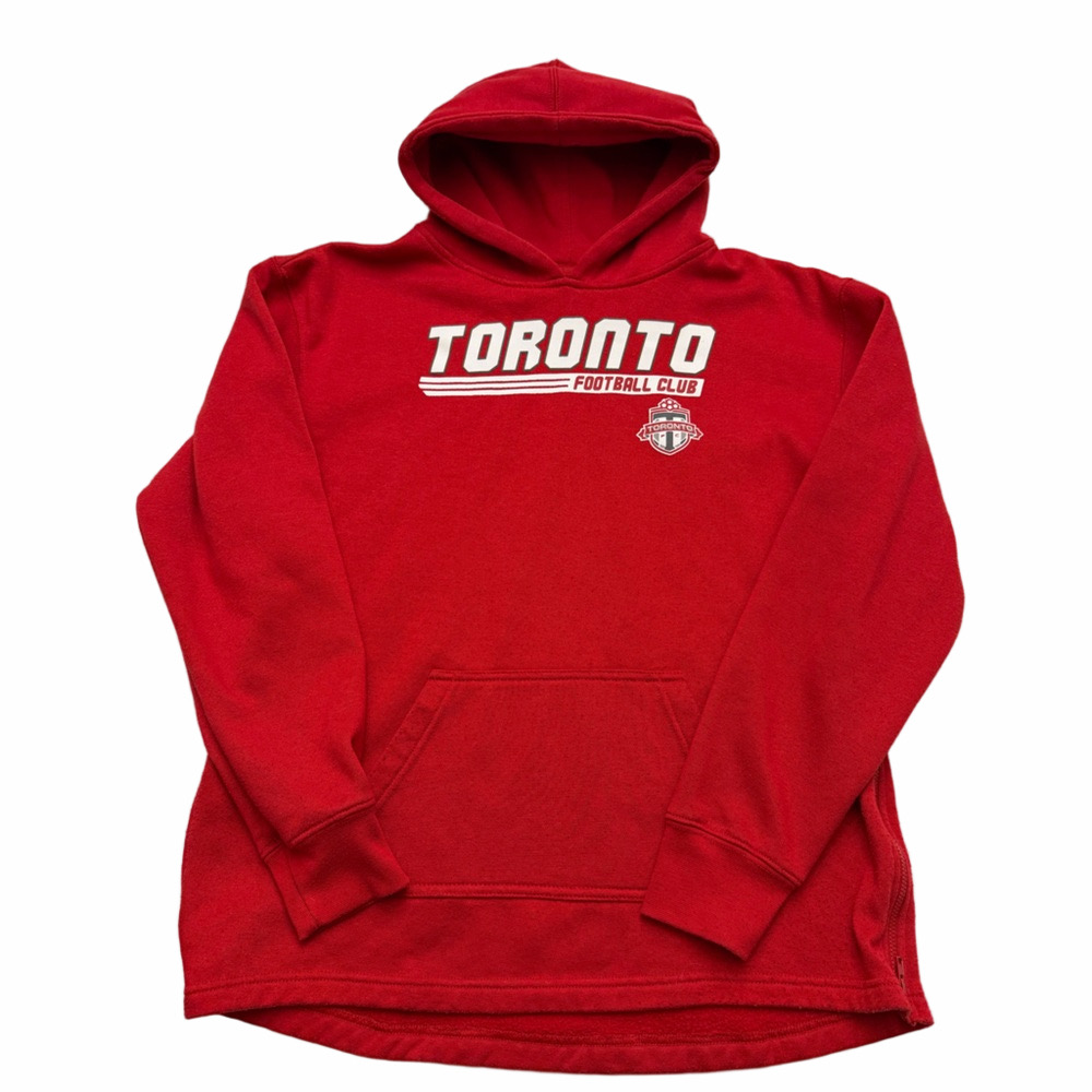Toronto Football Club Red Soccer Sporty Athletic Hoodie Youth Unisex Boy Girl XL